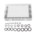 thumbnail image 1 of Rubber O Rings Assortment Kits, Rubber O Rings Kit Strong Ductile Wide Application Nitrile Rubber  For Electronic Equipment For Sealing Applications 740Pcs, 1 of 8