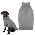 thumbnail image 2 of Barhoo Dog Sweater Thermal Knit Big Dog Sweater Christmas Pet Turtleneck Doggy Sweatshirt for Extra Large Dogs Boy Girl, Stretchy and Warm for Cold Weather Outfit, Cozy Acrylic Yarn for Holidays, 2 of 9