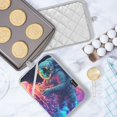 thumbnail image 5 of Yayeee Pot Holders Kitchen Heat Resistant with Pocket 7"x9.8" Cotton Oven Cooking Hot Pads, Space Astronaut, 5 of 7