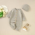 thumbnail image 2 of Vedolay Baby Girl Autumn Outfits Boys Girls Cute Warm Winter Jumpsuits Overall Romper Clothes Khaki,68, 2 of 5