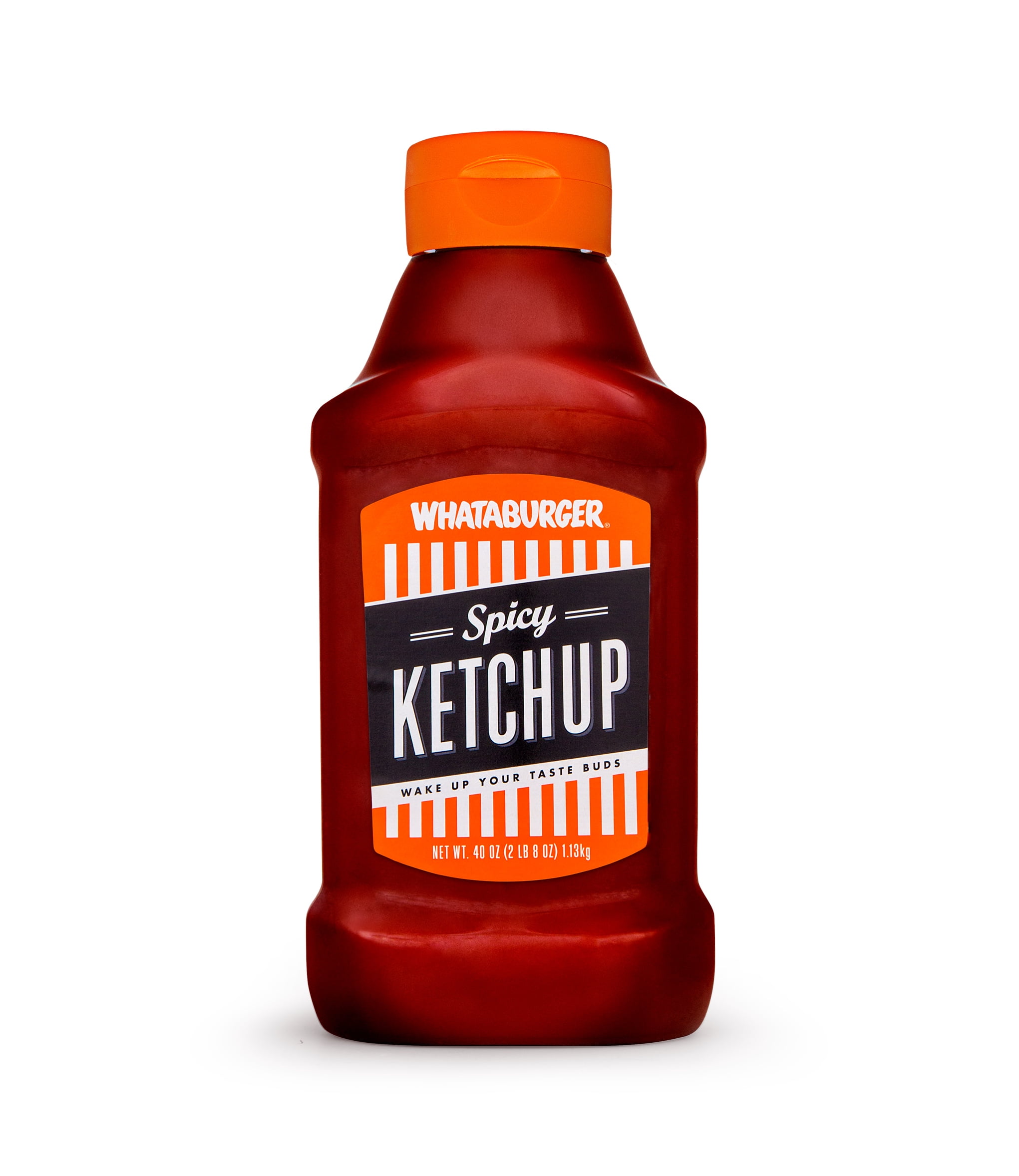 WHATABURGER Spicy Ketchup 40oz with Red Jalapeno Puree, Sweet and