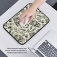 thumbnail image 6 of Pofeuu Skull with Cash Print Laptop Carrying Case,13-15-Inch Laptop and Tablet, Sleek Design, Durable and Water-Repellent Fabric, Business Casual or School-15 inch, 6 of 8
