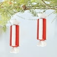 thumbnail image 5 of Luoshdecor Christmas Candy Ornament, Large Red White Stripe Candy Cake Festive Holiday Hanging Decoration for Tree Party Decor 12.2 in, 5 of 6
