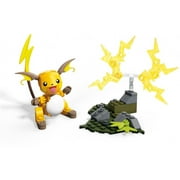 Mega Construx Pokemon Raichu Construction Set with character figures, Building Toys for Kids (73 Pieces)
