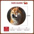 thumbnail image 2 of Balery Regal Shiba Inu Printed Christmas Tree Skirt , Merry Christmas Party Christmas Tree Decoration,Adjustable Tree Skirt-30", 2 of 6
