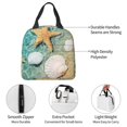 thumbnail image 4 of Fuzoiu Starfish And Seashell Print Lunch Bag for Women & Men,Adult Insulated Lunch Box,Leakproof Cooler,Food Lunch Containers,Reusable Lunch Tote Bags for Work, Travel, Outdoor, 4 of 8