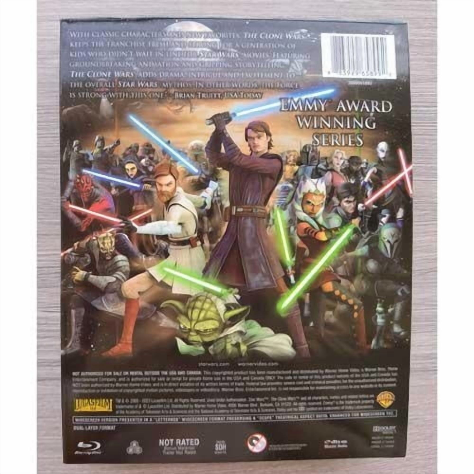 The Clone Wars Complete Series Season 1-7(BR) 12BD Movies Box Set ...