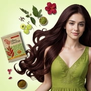 (3 pack) Nisha Nature Mate Natural Henna Based Hair Color dye, Natural Brown, 3.17 oz