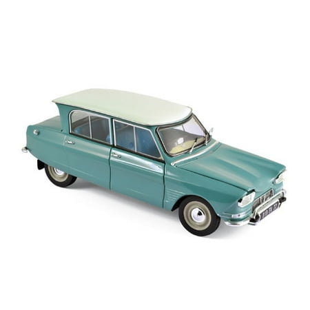 1964 Citroen Ami 6 Jade Green 1/18 Diecast Model Car by Norev