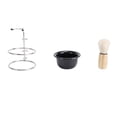 thumbnail image 1 of Ensemble de Support de Brosse à Raser, Support en Acier Inoxydable pour Usage Domestique, 1 of 7