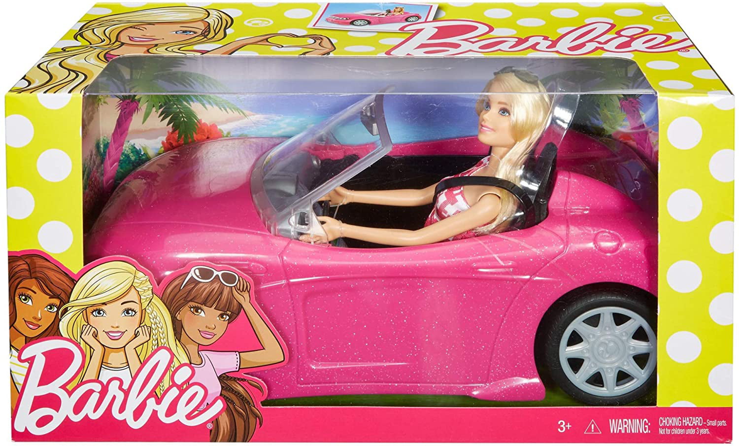 Barbie Convertible /& Doll Pack