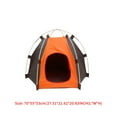 thumbnail image 3 of Casa Oxford Impermeable Para Mascotas, Cama Para Jugar Con Perros Y Gatos, Perrera Plegable Portátil Para Cachorros De Perros Pequeños, Tiendas Para Interiores Y Exteriores Cateissary PT001201-00, 3 of 6