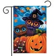 thumbnail image 2 of Briarwood Lane Happy Halloween Owls Garden Flag, 2 of 4