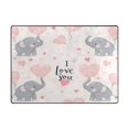 thumbnail image 5 of Yayeee Area Rugs for Living Room 6.7'x4.8' Non Slip Washable Bedroom Floor Carpet, Cute Elephant, 5 of 5