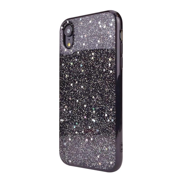 Funda WILD FLAG para iPhone XR Design Negra Brillos