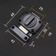 thumbnail image 2 of Pestillo de seguridad para puerta de aleación de zinc con perno giratorio y tornillo Talla S _Negro, 2 of 7