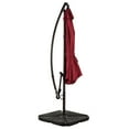 thumbnail image 4 of Westin Outdoor 10 Ft Cantilever Offset Umbrella with Base Weights Included for Outdoor Patio UV Weather Resistant, Red, 4 of 9