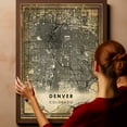 thumbnail image 6 of Denver Vintage Map Prints Canvas, Colorado Map Art Canvas, Canvas, Denver Map City style Watercolor art Canvas, 6 of 6