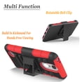 thumbnail image 3 of LG Aristo Case, LG LV3 Case, LG Phoenix 3 Case, LG K8 2017 Case, Dual Layers [Combo Holster] Case And Built-In Kickstand with [Premium Screen Protector] And Circlemalls Stylus Pen (Red), 3 of 6