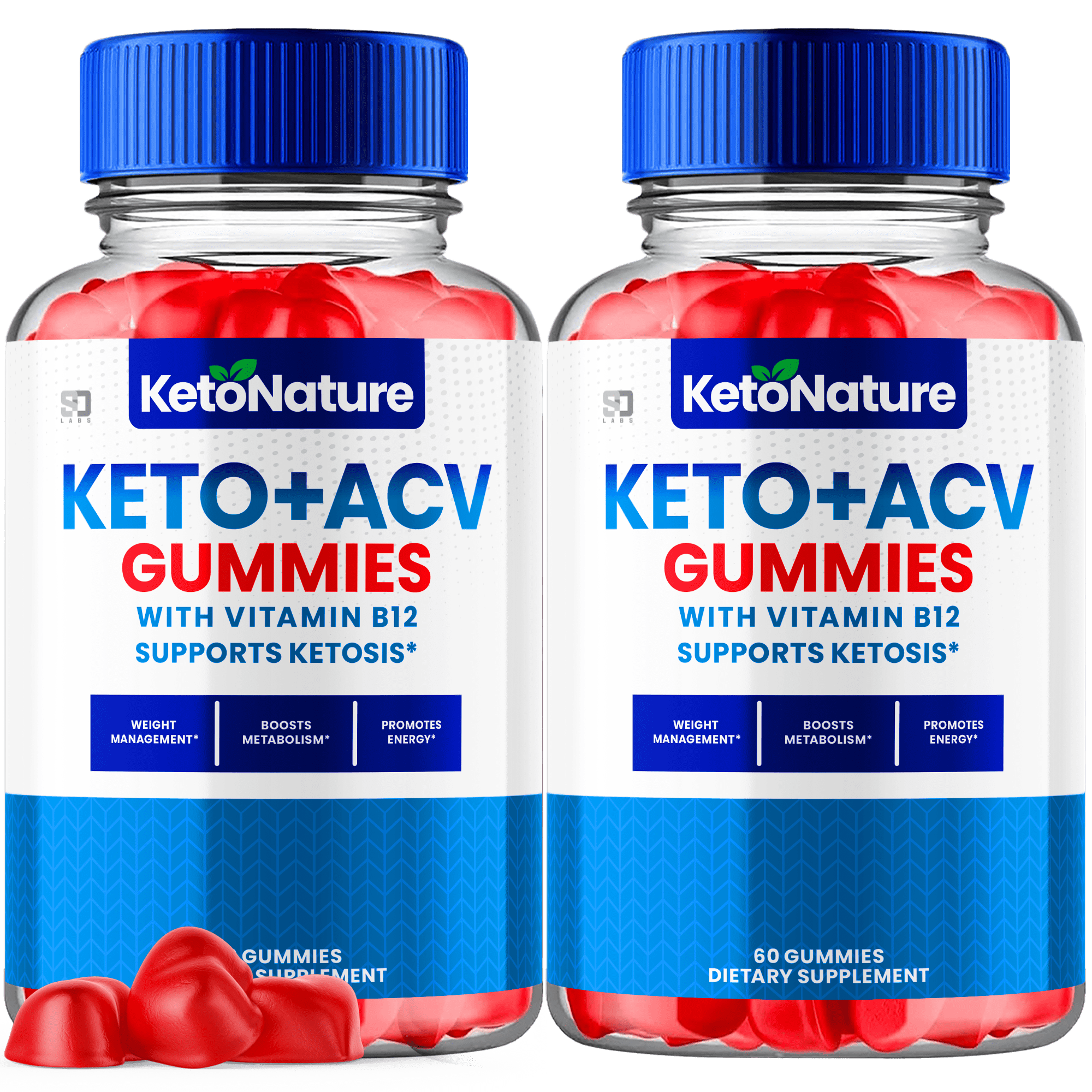 Keto Nature Keto ACV Gummies Maximum Strength Weight Management Supplement 120 Gummies