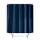 thumbnail image 1 of Xiao Hua Cortinas de ducha para baño, de tela lavable, impermeables, color azul oscuro., 1 of 4