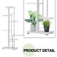 6 Tier Plant Stand Metal Flower Holder Shelves, Multiple Flower Display Rack Holder, Planter Organizer for Indoor Outdoor Garden Patio Balcony（Deep Gray） - image 3 of 6