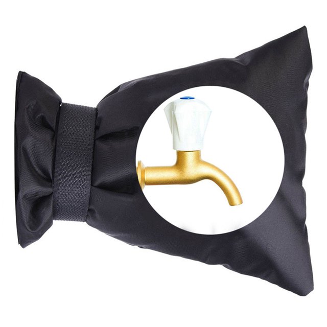 Cubierta de tela Oxford para grifo Protección contra congelación del grifo Protección para calcetines al aire libre Cubierta para grifo anticongelante de invierno Jumpingount JJ19905-00B