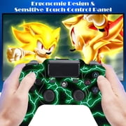 Wireless Controller Compatible with P4/P4 Slim/P4 Pro/Windows PC, Green