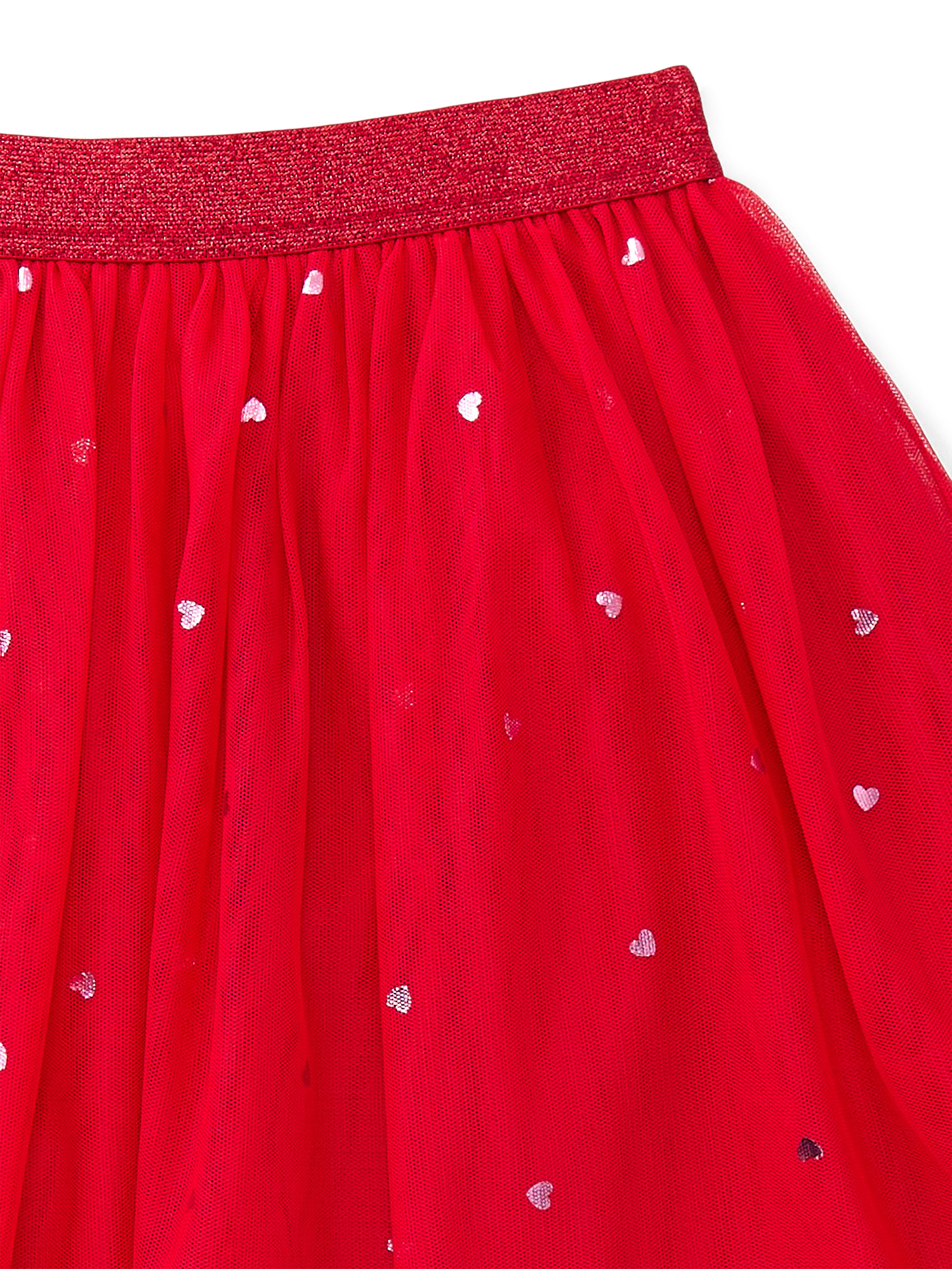 Way To Celebrate Girls Valentine's Day Mesh Skirt, Sizes 4-18