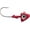 Red, variant on Big Hammer Hammer Heads, 1/4oz, 1/0 Hook, Plain