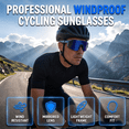 thumbnail image 6 of UV400 Photochromic Polarized Safety Glasses - Wraparound Oversize Sports Sunglasses for Men & Women, Lightweight Frame for Cycling, Driving, Fishing & Hiking, 6 of 8