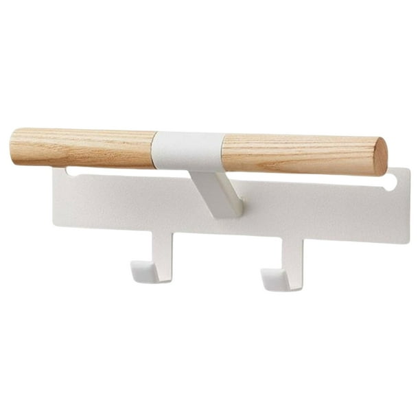 sobre puerta Bolsa Colgador para sa de estar Decoración de pared s dobles Duradero Robusto Ahorro de espacio Almacenamiento bnco Sunnimix Estante para mochilas escolares