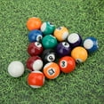 thumbnail image 1 of LYUMO 16 Pcs 32MM Résine Écologique Mini Jouet de Billard pour Enfants Accessoire de Table de Billard, Mini Billard, 1 of 8