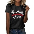 thumbnail image 1 of Cathalem T Shirt Women Slim Fit V Neck Ribbed Knit Basic Solid Color Tees Tops,Black M, 1 of 5
