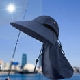 thumbnail image 4 of Sombrero para , protección para el cuello a prueba con solapa para el cuello, sombrero para senderismo, sombrero para , Macarena  Sombrero de sol de verano, 4 of 8