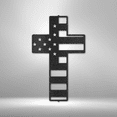 thumbnail image 5 of Scripture Walls Flag Cross Steel Sign Laser Cut Powder Coated Home & Office Metal Wall Decor Multiple Sizes & Colors, 5 of 5