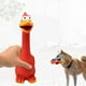 thumbnail image 2 of Juguetes Chirriantes Para Cachorros Juguete De Goma Con Forma De Pollo Para Perros Productos De Entrenamiento Para Masticar Con Chirriador De Látex, 2 of 3