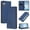 Darkblue, variant on Floral Embossed PU Leather Flip Wallet Case for Samsung Galaxy A07,Magnetic Buckle Cover with Card Slots Cash Pocket RFID Blocking Shockproof Dropproof Kickstand&Wireless Charging, Red