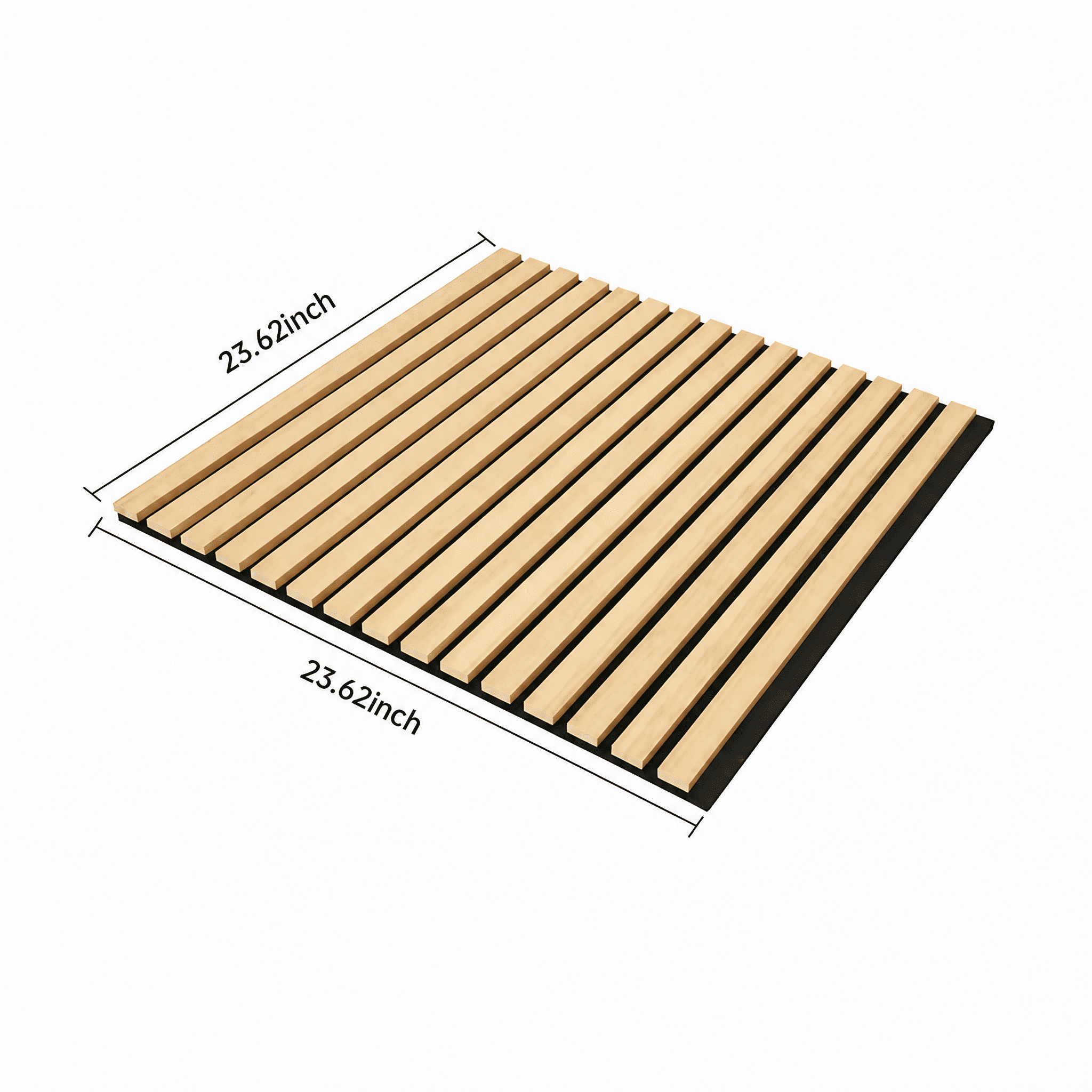 8 PCS Panels & Wooden Strip Acoustic Boards, Suitable for Office Walls, Bedrooms, Gyms, Kitchens & Ceilings, 3D Groove Sound-Absorbing Design