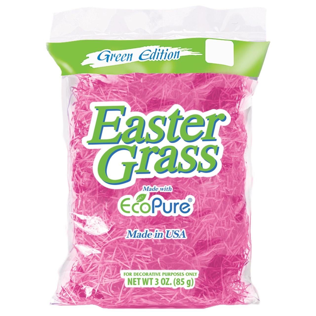 Easter Unlimited EcoPure Biodegradable Easter Grass, Pink, 3 oz.