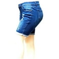 thumbnail image 3 of Jack David Women's Plus Size Bermuda Short Curvy Denim Jean Ripped Distressed, 3 of 3