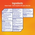 thumbnail image 3 of Delsym Max Strength DM Cough + Chest Congestion Medicine, Cherry Flavor, Liquid, 6 fl oz, 3 of 8
