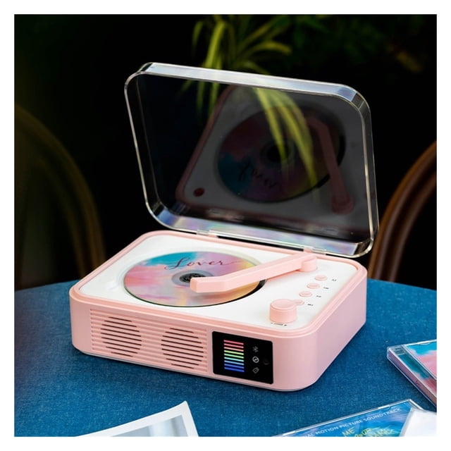 Lossless CD PlayerTwo Way BluetoothBuilt-ln SpeakerHIFI Lossless Music PlayerLED Spectrum