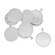 thumbnail image 5 of 10 piezas de metal plateado bandejas colgantes espacios en gema bisel espacios en colgantes cabujón bisel configuración bandeja perfecl Bandejas colgantes en blanco de aleación, 5 of 7