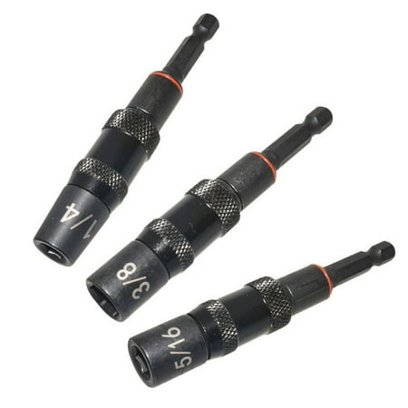 

Universal Magnetic Socket 1/4 Hex Screw Drill Tip Quick Change Screwdriver Pivot