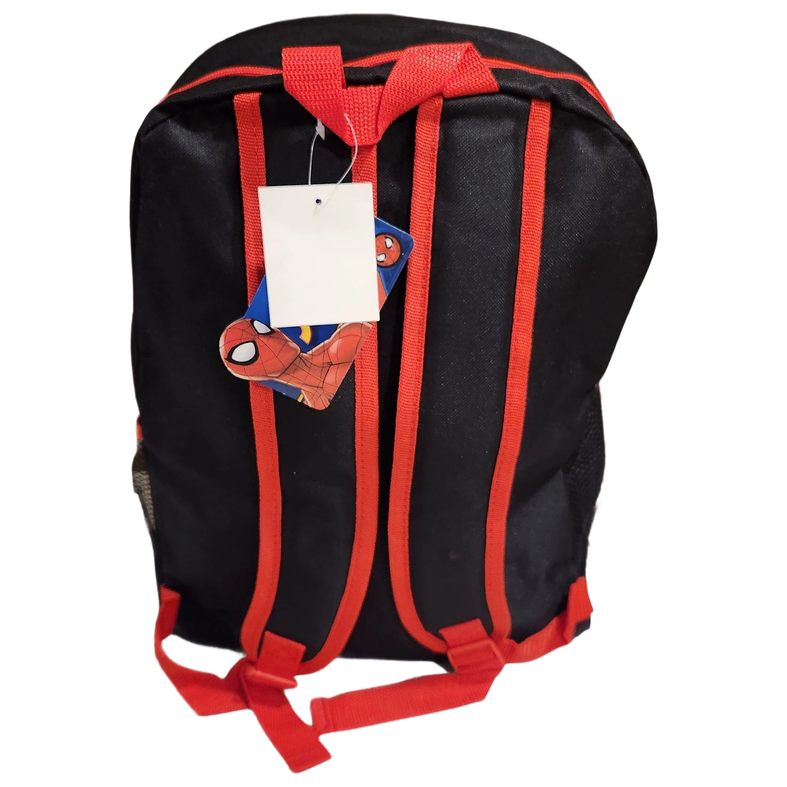 Spiderman, Ghost ahd Miles Morales Full Size 16 Inch Backpack with Detachable Lunch Box