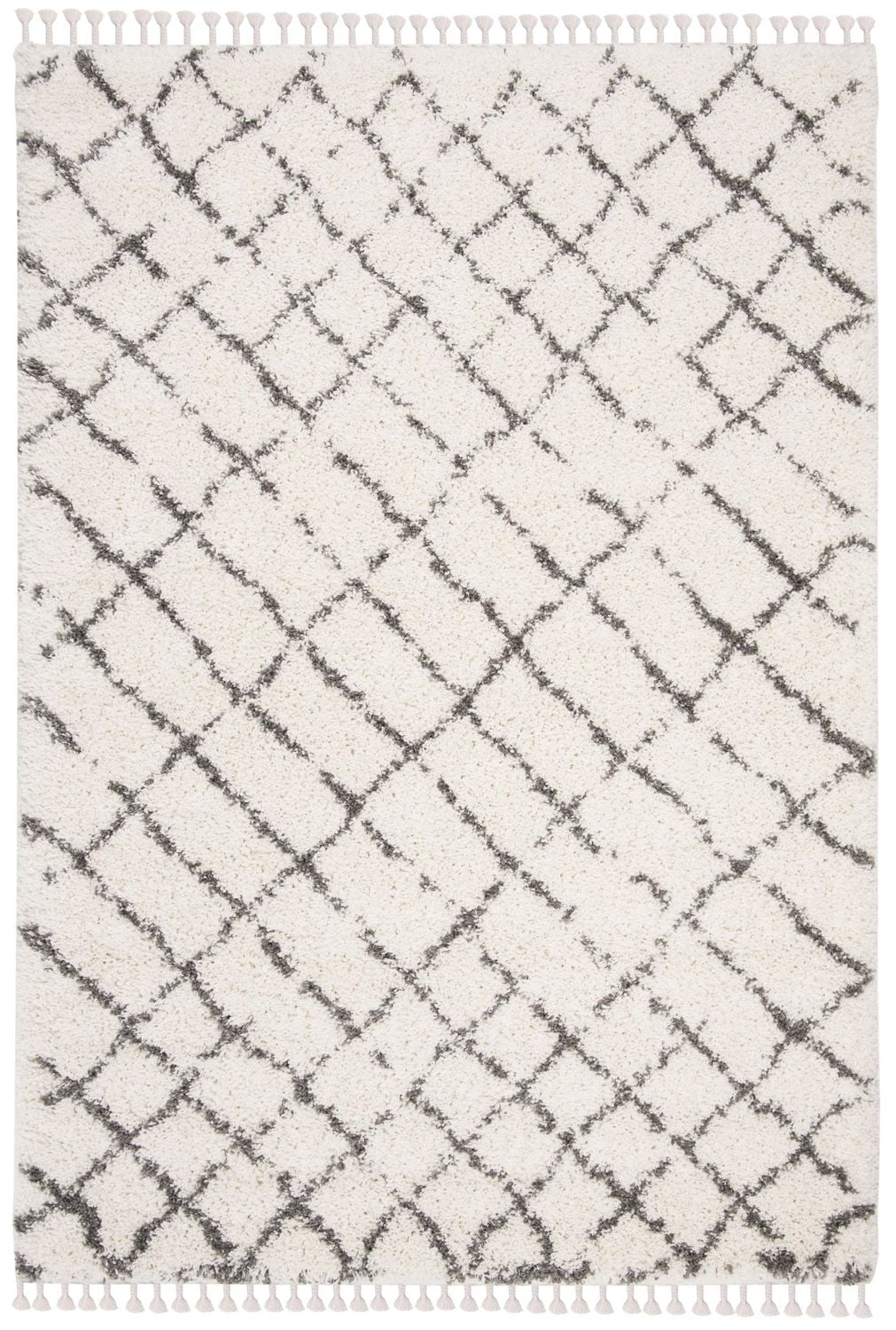 Safavieh Moroccan Fringe Dorian Geometric Shag Area Rug
