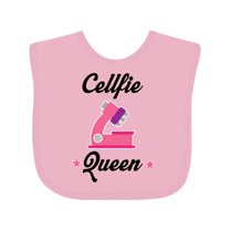 Inktastic Microscopy Funny Science Girls Baby Bib