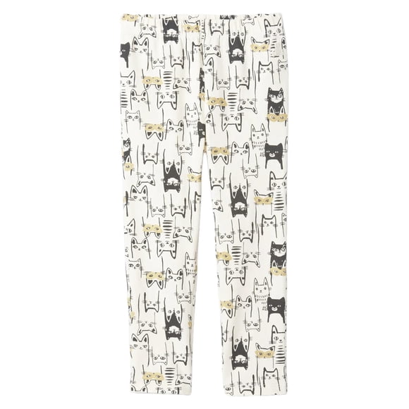 Leggings GAP para niña bebé Ivory Frost 2T, de poner