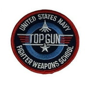 USN NAVY TOP GUN FIGHTER WEAPONS SCHOOL PATCH NAVAL AVIATION VETERAN PILOT